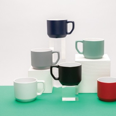 Taza personalizada de cerámica moderna